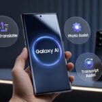 Samsung Galaxy S26 Ultra with Galaxy AI features highlighted