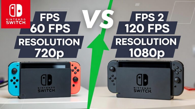 Switch 2 vs original Switch side-by-side with performance comparison