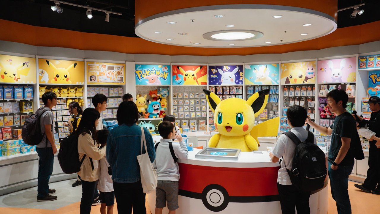 Visitors fully engaged in Pokémon Center and Gym show at PokéPark KANTO