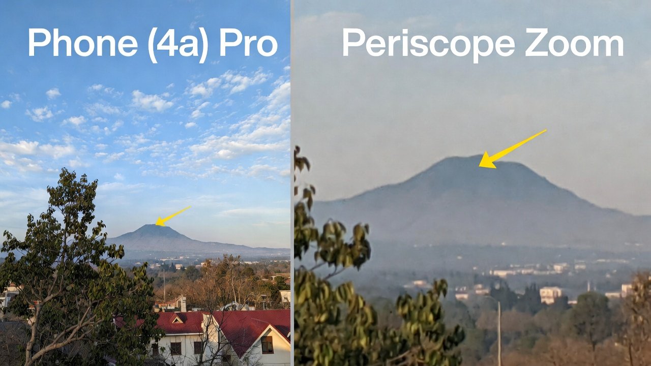 Nothing Phone (4a) Pro camera samples daylight and zoom