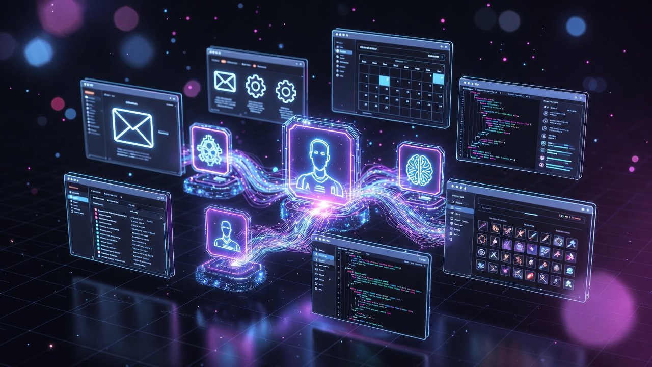 Autonomous AI agent dashboard interface