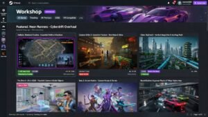 Steam Workshop new wider browsing layout with bigger previews