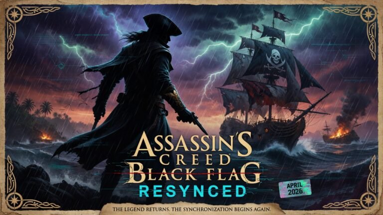 Assassin's Creed Black Flag Resynced official logo reveal concept