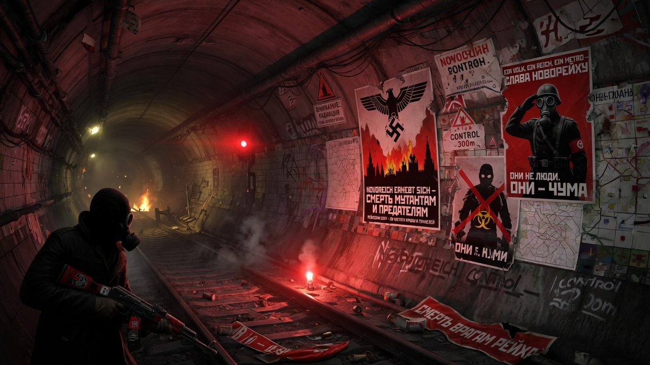Metro 2039 leaked story concept with Novoreich regime and Stranger protagonist